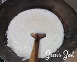 A picture of step 2 of Fresh Coconut Laddoos.