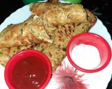 A picture of step 7 of Egg Paratha.