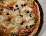 Foto langkah ke 9 dari resep Chicken Mushroom Pizza.