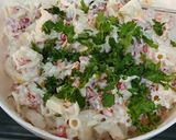 A picture of step 5 of Cold macaroni pasta (creamy salad).
