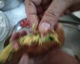 A picture of step 7 of Desi Jowar Chana Quesadilla.