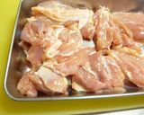 A picture of step 2 of Chicken Simmered in Tomato Sauce with Cheese and Penne.