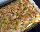 A picture of step 5 of Rad's Chicken nachos.