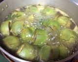 Foto del paso 2 de la receta: Alcachofas en salsa verde con jamón