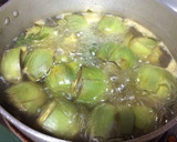 Foto del paso 2 de la receta: Alcachofas en salsa verde con jamón