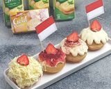 Foto langkah ke 5 dari resep 630.Donat merah putih.