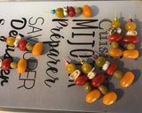 Une image de l'étape 4 de Minis brochettes tomates, olives et anchois marinés.