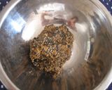 A picture of step 1 of Roasted Sesame Crackers Made With Thin Toasted Barley Flour.