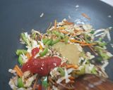 A picture of step 5 of Schezwan Pasta.