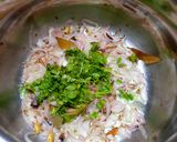 A picture of step 3 of Black chickpea pulao in pressure cooker.