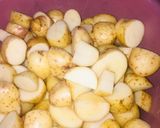 Foto del paso 1 de la receta: Papas cambray al ajo ☺️