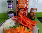 Foto del paso 1 de la receta: Noodles de arroz con salsa Teriyaki