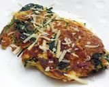 A picture of step 5 of Spinach Omelette.