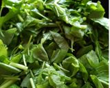 A picture of step 1 of Amaranth leaves Stir fry (Thotakura fry).