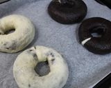 A picture of step 16 of Elegant Chocolate Marbled Bagels.