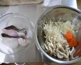 A picture of step 1 of Cod Cooked in Foil.