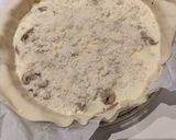 Une image de l'étape 1 de Quiche aux champignons parmesan.