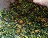 বেগুন সহ যোগে মেথি শাক ভাজা(begun saha joge methi shak bhaja recipe in Bengali) রেসিপির ধাপ 5 ছবি