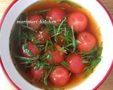 A picture of step 4 of Umeboshi-Flavored Pickled Tomatoes.