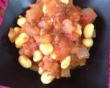 A picture of step 5 of Easy Tofu Chili Beans.