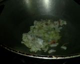 A picture of step 4 of Chickpea and green peas soup.