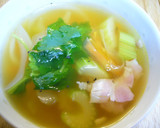 A picture of step 8 of Comforting Celery and Bacon Soup.
