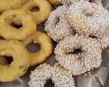 Foto langkah ke 5 dari resep Donat pisang wijen gluten free.