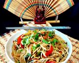 A picture of step 5 of Veg Chowmein - Veg Hakka Noodles.