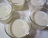 A picture of step 6 of Cherry Blossom Flavor Yogurt Milk Pudding.