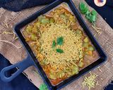 A picture of step 6 of Galka Sev nu Shak - Kathiyawadi Sponge Gourd Sev Curry.