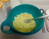 A picture of step 2 of Dad's Deviled Eggs.