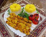 عکس مرحله 3 از دستور جوجه کباب با سیخ چوبی