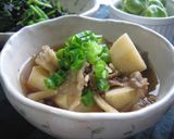 A picture of step 6 of Yamagata-Style Stewed Taro Root.