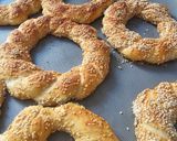 عکس مرحله 1 از دستور نان سیمیت ترکیه 😋