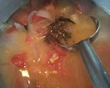 A picture of step 4 of Moong dal soup.