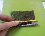A picture of step 4 of Flower Sushi Roll for Hina Matsuri or Mother's Day.