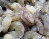 A picture of step 1 of beer batter shrimp.