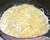 A picture of step 4 of Mentaiko Butter Cream Pasta.