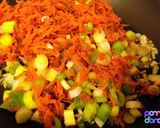 A picture of step 3 of Ginger Black Rice.