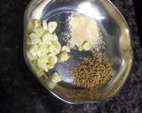 A picture of step 2 of Kantola besan sabji.