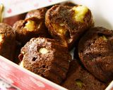 A picture of step 11 of Microwave Brownies Made in a Silicone Steamer Case.