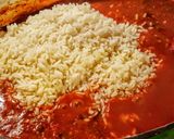 A picture of step 7 of Unstuffed Bell Pepper Soup.