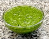 A picture of step 3 of Mint mango chutney.