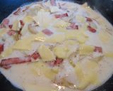 A picture of step 3 of Easy Rich Pasta Carbonara with Milk and Whole Egg.