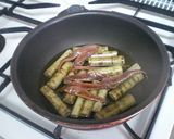 A picture of step 3 of An Easy Snack Burdock Root Confit.
