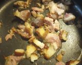 A picture of step 1 of Turnip and Greens.
