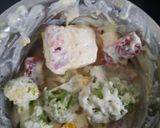 A picture of step 1 of Tandoori platter.