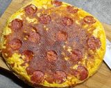 60 másodperces pizza/quasedilla recept fázis 2 fotója