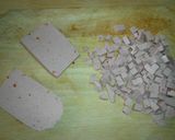 A picture of step 1 of Granny´s salad.