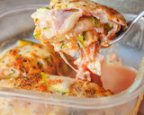 Foto del paso 3 de la receta: Lasaña de calabacín, jamón y queso